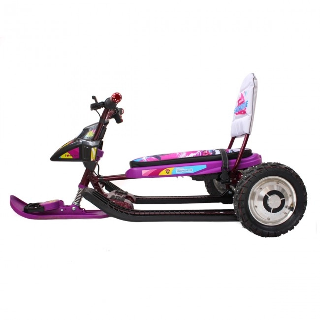 Электроснегокат Snow Razor Pro Mini (бело-розовый)